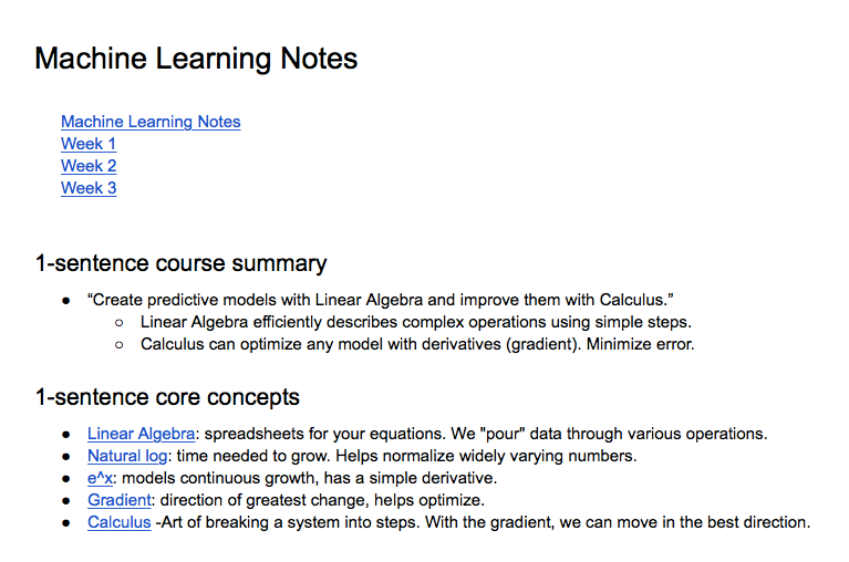 Studying a Course (Machine Learning) with the ADEPT Method