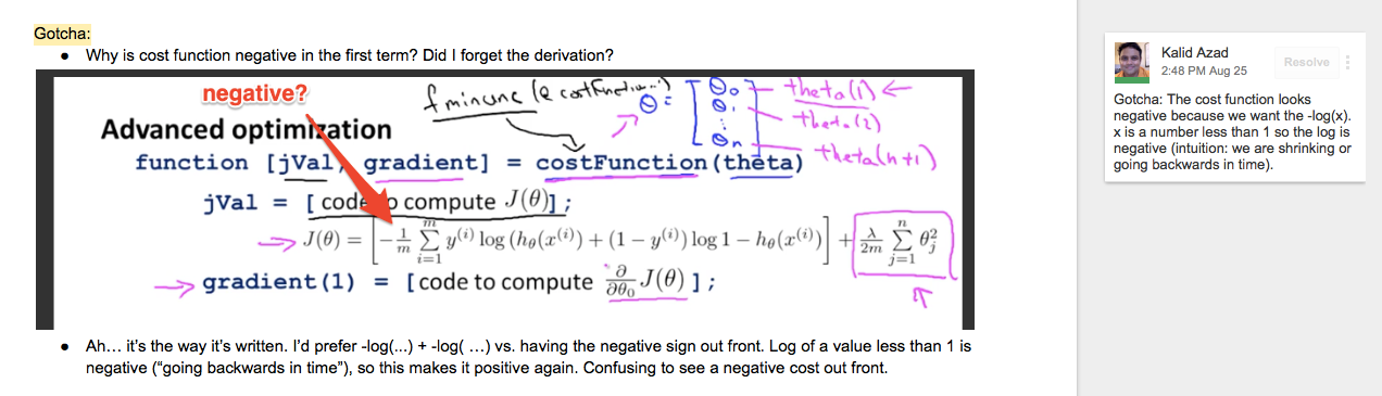 clarify formula
