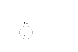 Triangle from circle